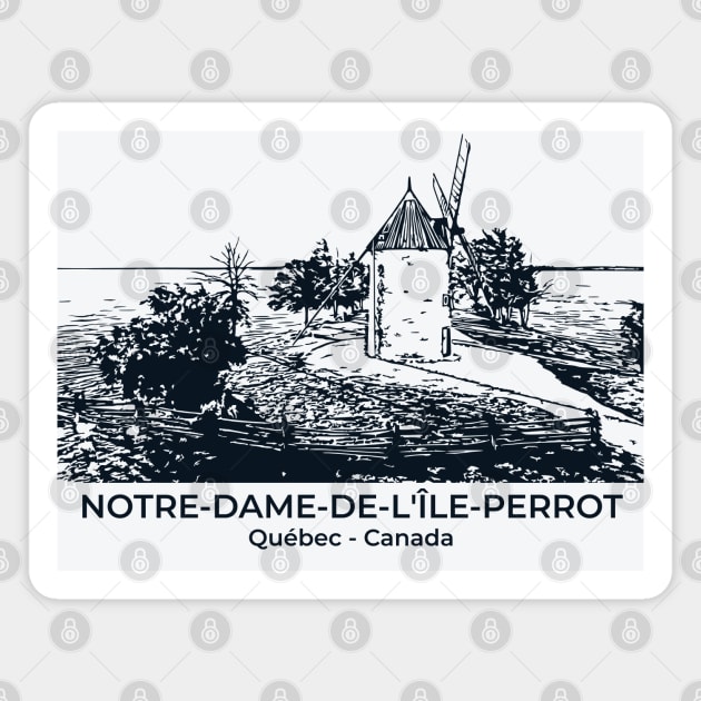 Notre-Dame-de-l'Île-Perrot - Québec Magnet by Lakeric